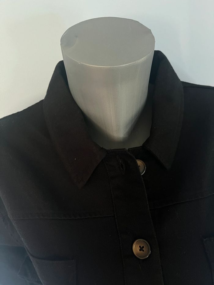 Veste en jean noire Monoprix Femme – Taille 42 – Style classique revisité - photo numéro 3