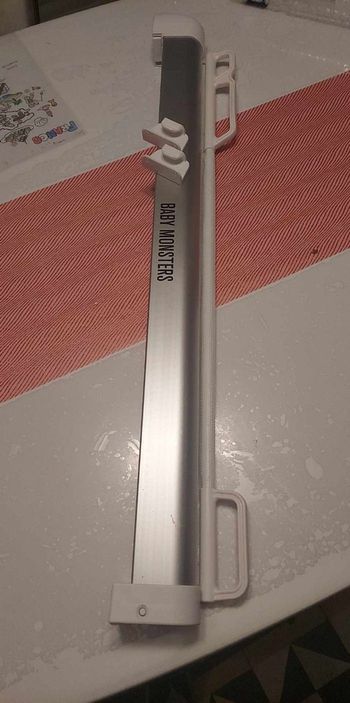 Barrière de porte souple extensible