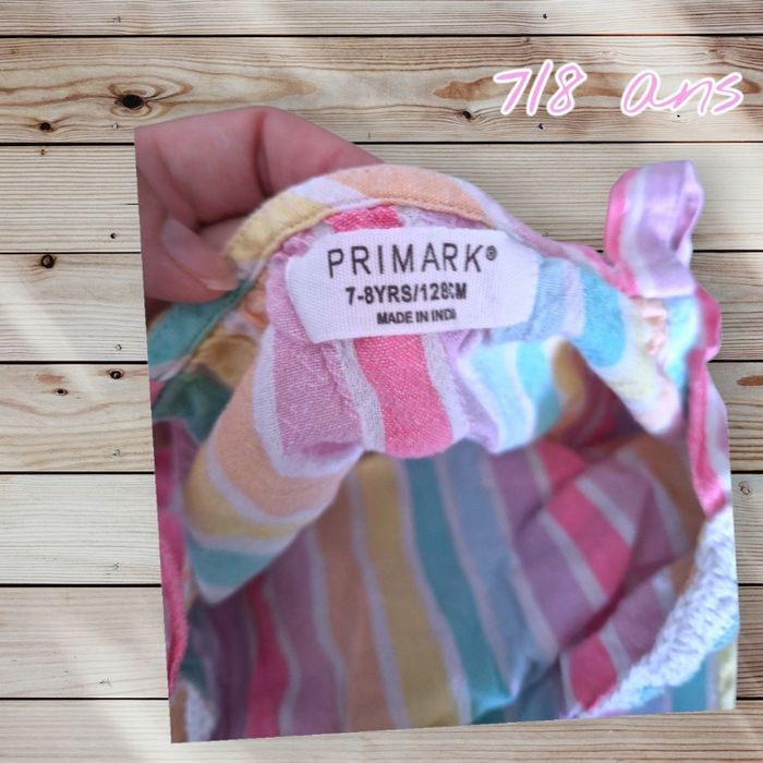 🌟💗 Jolie robe pastel estivale Primark – 7/8 ans 💗🌟 - photo numéro 3