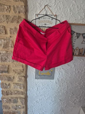 Joli short fuchsia urban by gemo taille 44