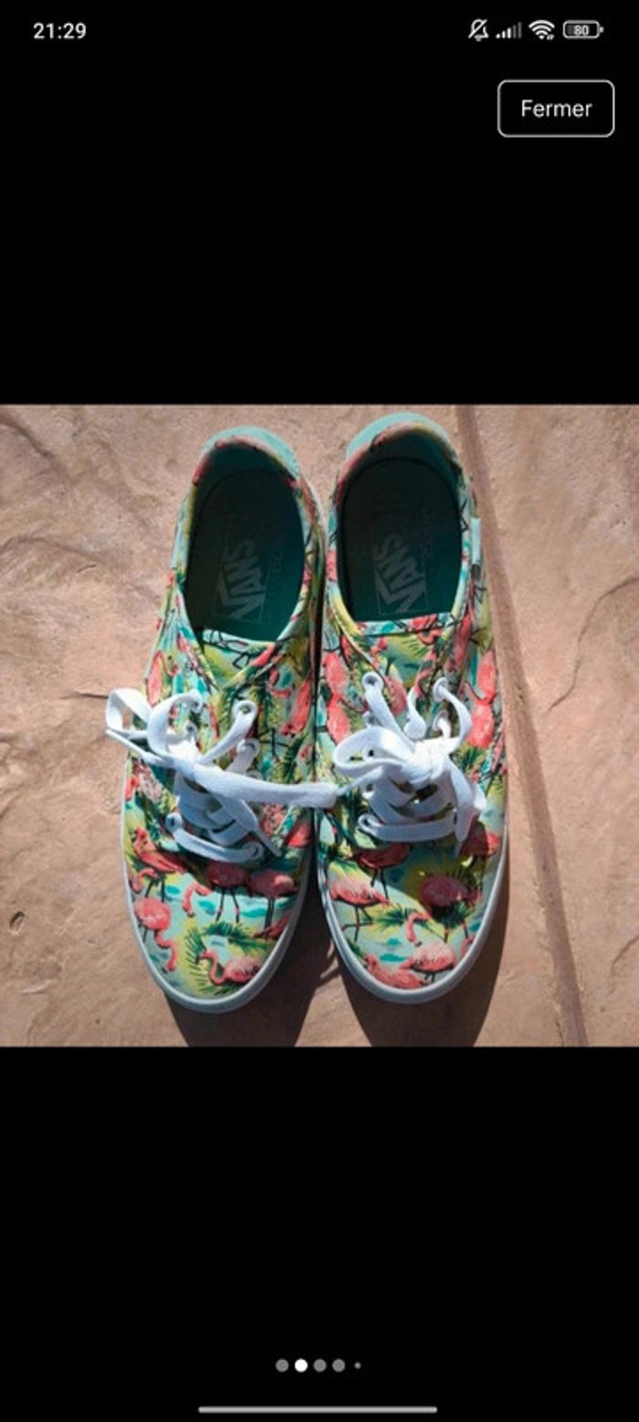 Vans flamants roses - photo numéro 2