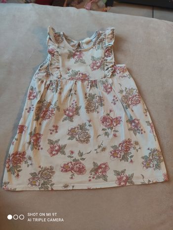 Robe bohème fleuri  24 mois