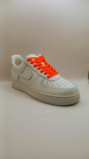 Lacets plat orange 120cm taille 36-44