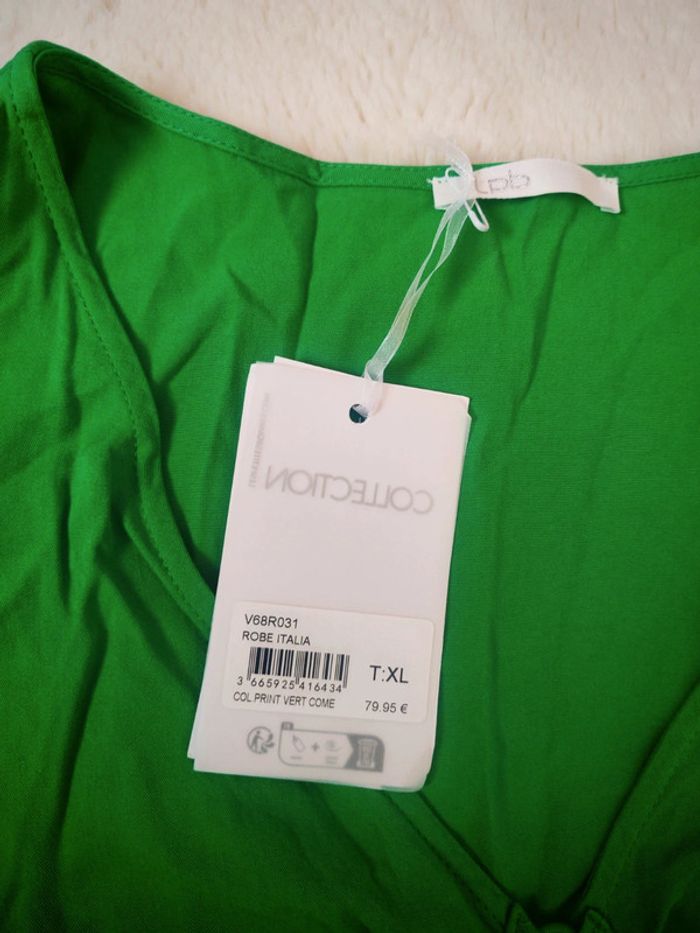 Robe longue Asymétrique les petites bombes verte 42 - photo numéro 6