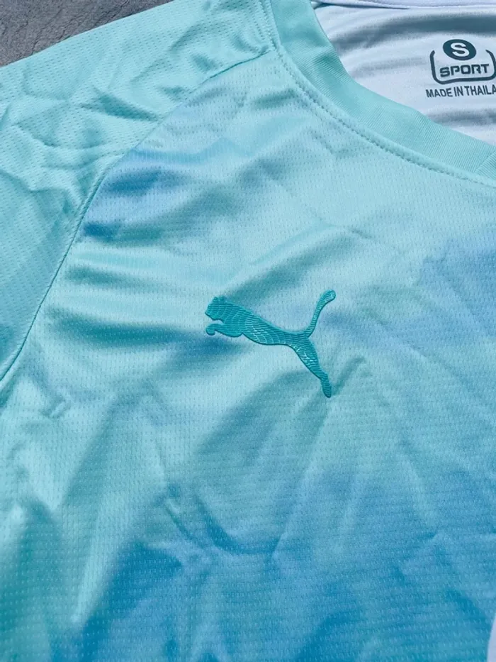 Maillot concept foot Maroc bleu taille S - photo numéro 5
