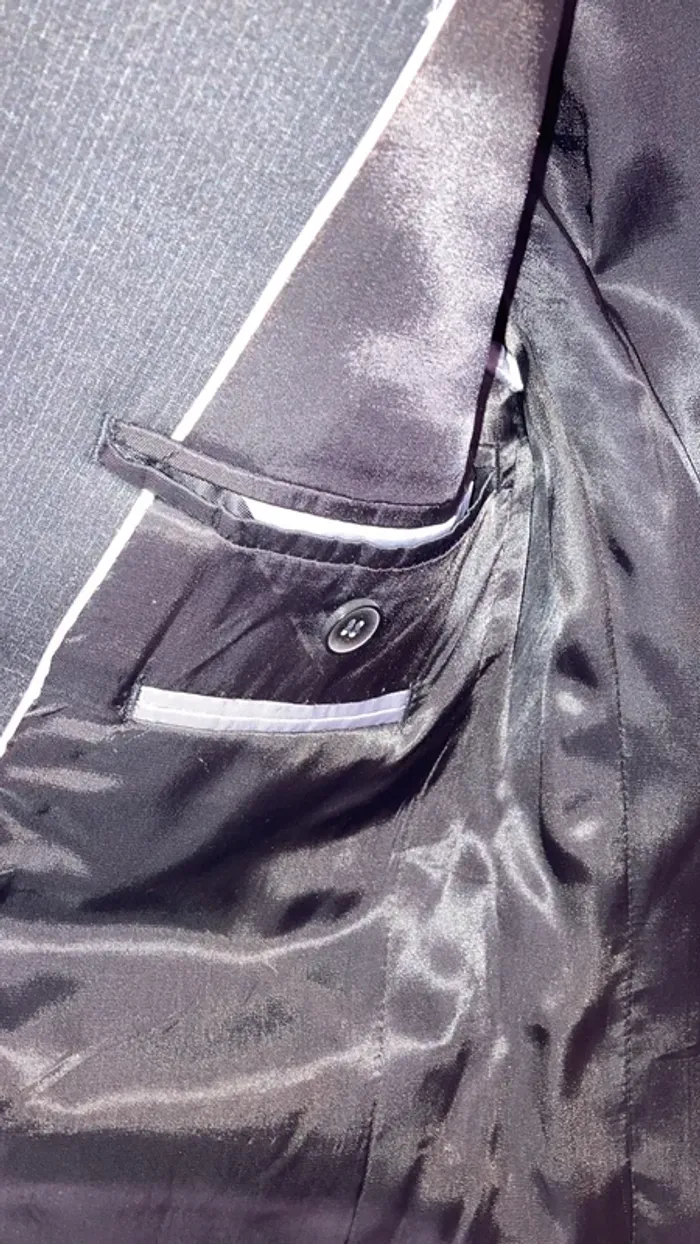 Veste costume gris - photo numéro 3