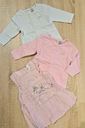 Ensemble Robe tee-shirts 3mois
