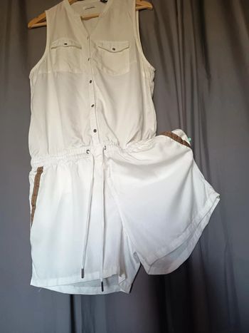 Combi short sans manche