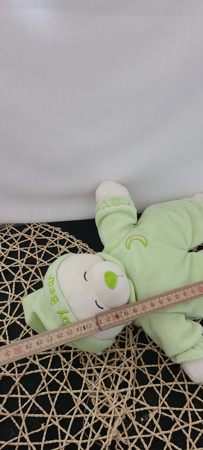 Doudou ours Baby Bear vert lune GIPSY - photo numéro 3