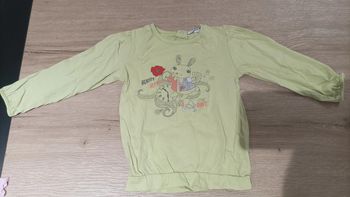 Pull vert Kidkanai 3 ans