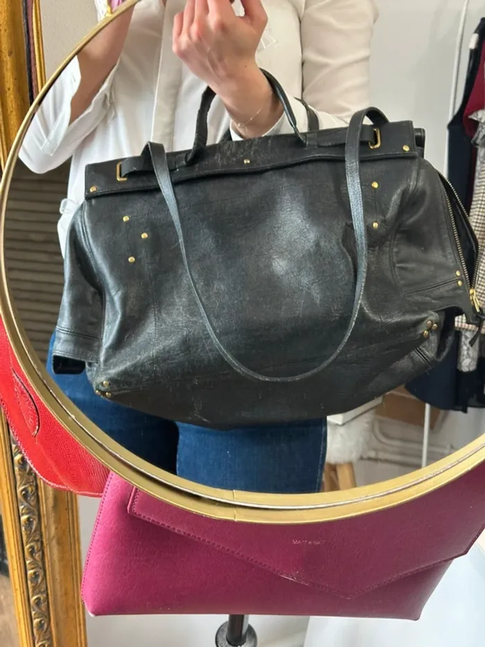 Sac à main Jerome Dreyfuss noir modèle Carlos
