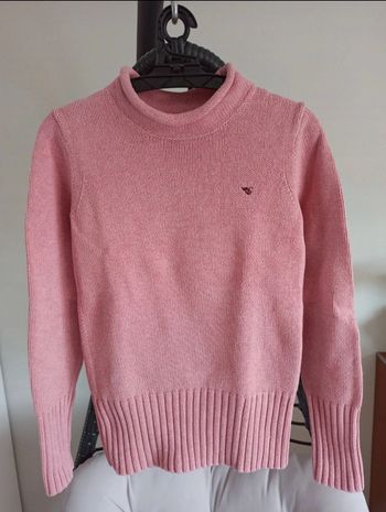 Pull uni rose esprit en maille 10 ans