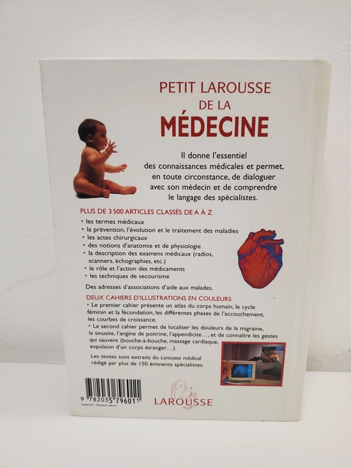 Livre Petit Larousse de la Médecine  peu servi Bon état - photo numéro 2