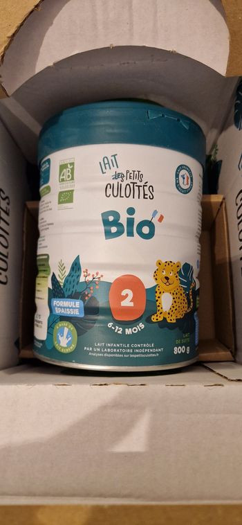 Lait formule épaissie 2eme âge