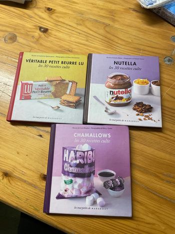Lot de 3 livres de recettes les tout-petits de marabout