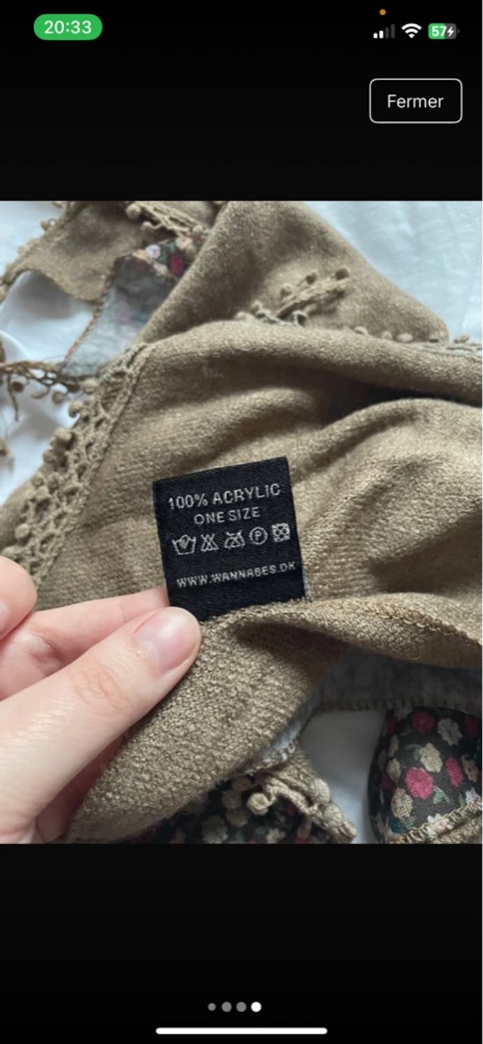 Petite écharpe marron - photo numéro 3