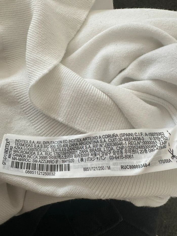 Pull blanc Zara - photo numéro 7