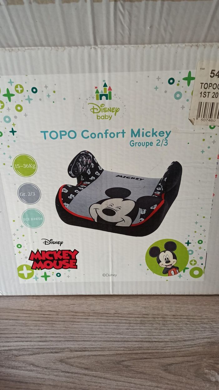Siégé auto rehausseur Mickey neuf enfants - photo numéro 4