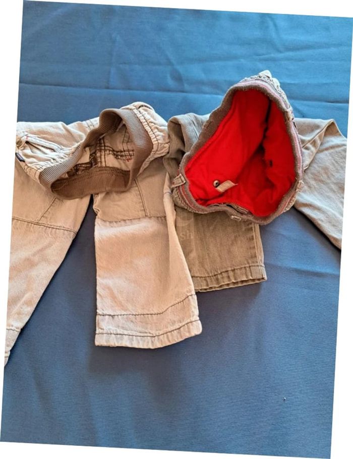 Lot de 2 jeans gris orchestra baby boy 18 mois - photo numéro 3