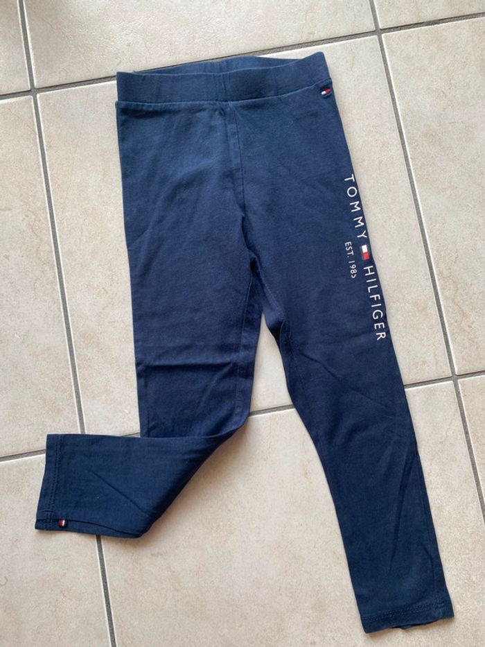 Legging fille bleu marine Tommy Hilfiger - photo numéro 2