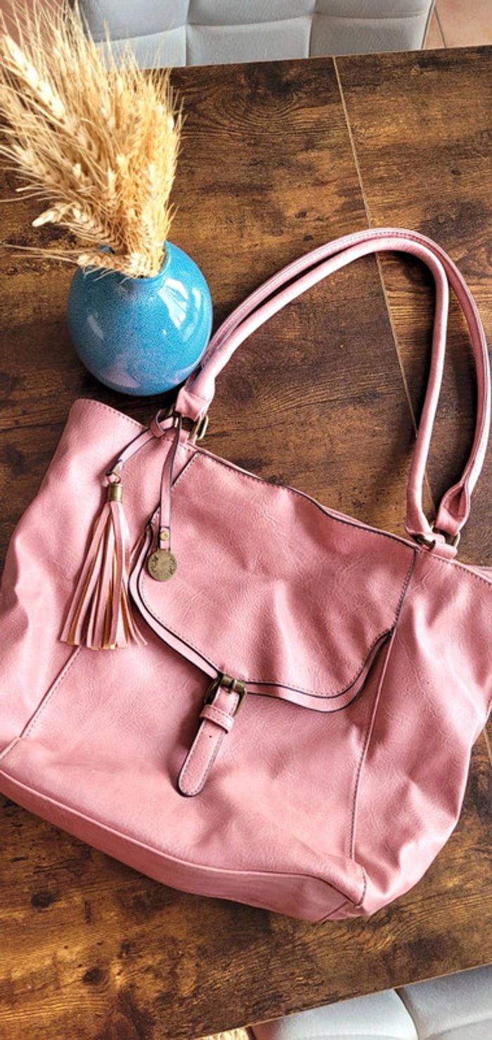 Joli sac à main vieux rose K'Rlot - photo numéro 4