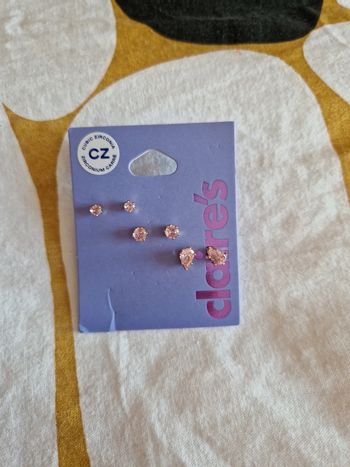 Boucles d'oreilles 3 paires