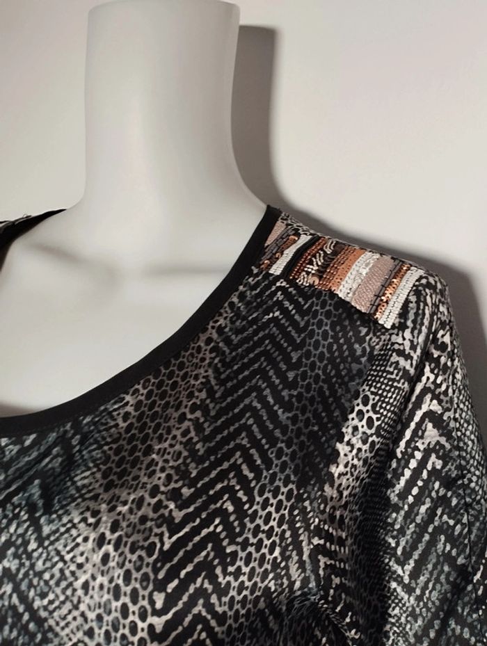 Robe One step🐍 satinée taille 38 - photo numéro 2