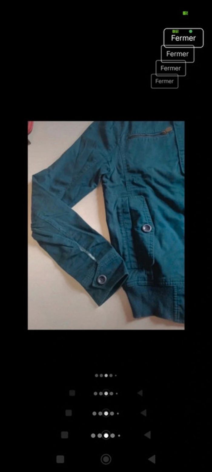 Veste blouson Harrington gilet zippé homme Adidas x Porsche design rétro vintage ancien taille XS - photo numéro 3