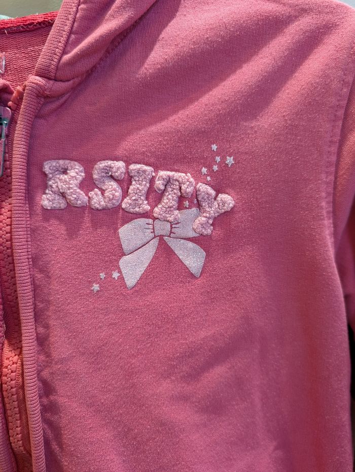 Sweat à capuche rose Vertbaudet - photo numéro 2