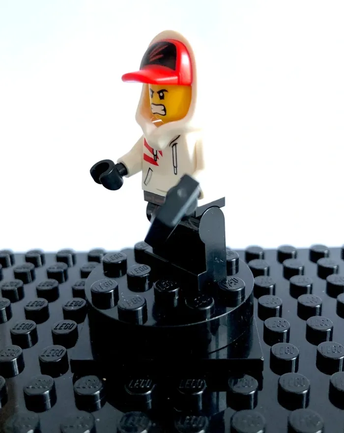 LEGO Hidden Side - Jack Davids, large smile/angry - photo numéro 2