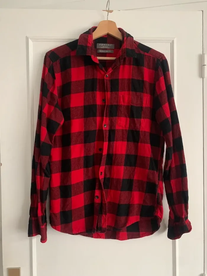 Chemise à carreaux homme