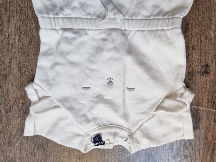 Robe blanche manche courte 18 mois kiabi - photo numéro 3