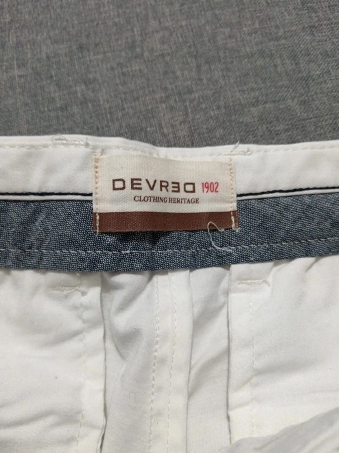 C61 pantalon blanc Devred 38 - photo numéro 3