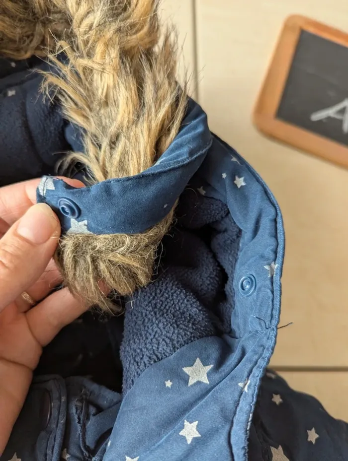 Parka 2 en 1 étoiles Verbaudet 3 ans - photo numéro 2