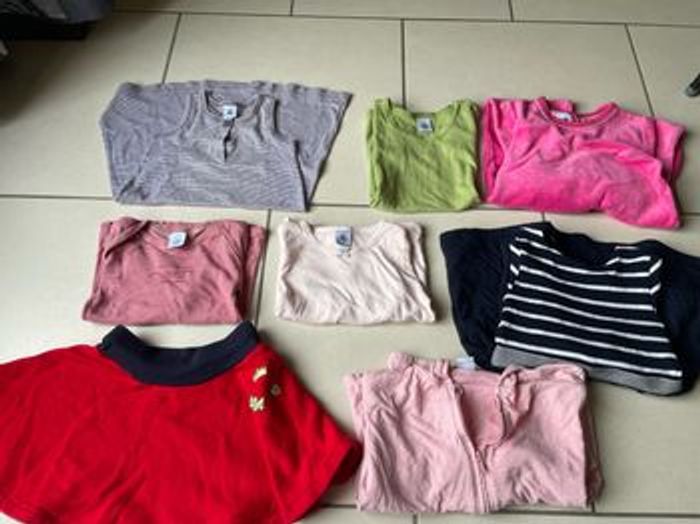 Lot vêtement fille petit bateau