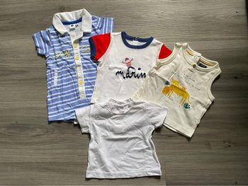 Lot 4 t-shirt 3 mois