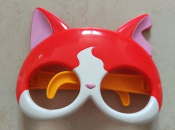 Masque lunette chat Yo Kai watch Jibanyan