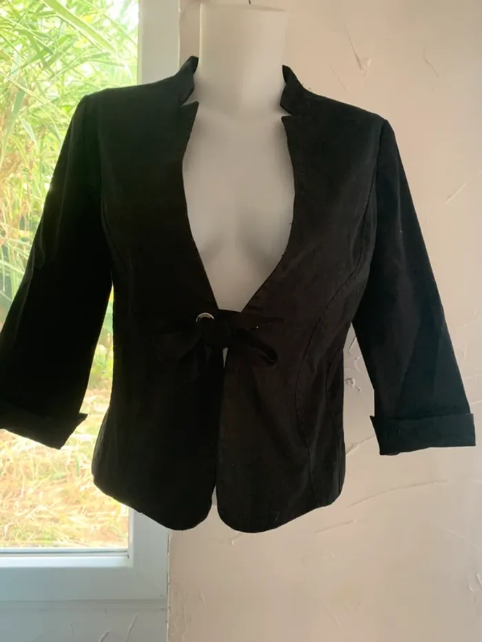 Blazer noir attaché original Jacqueline Riu taille 42