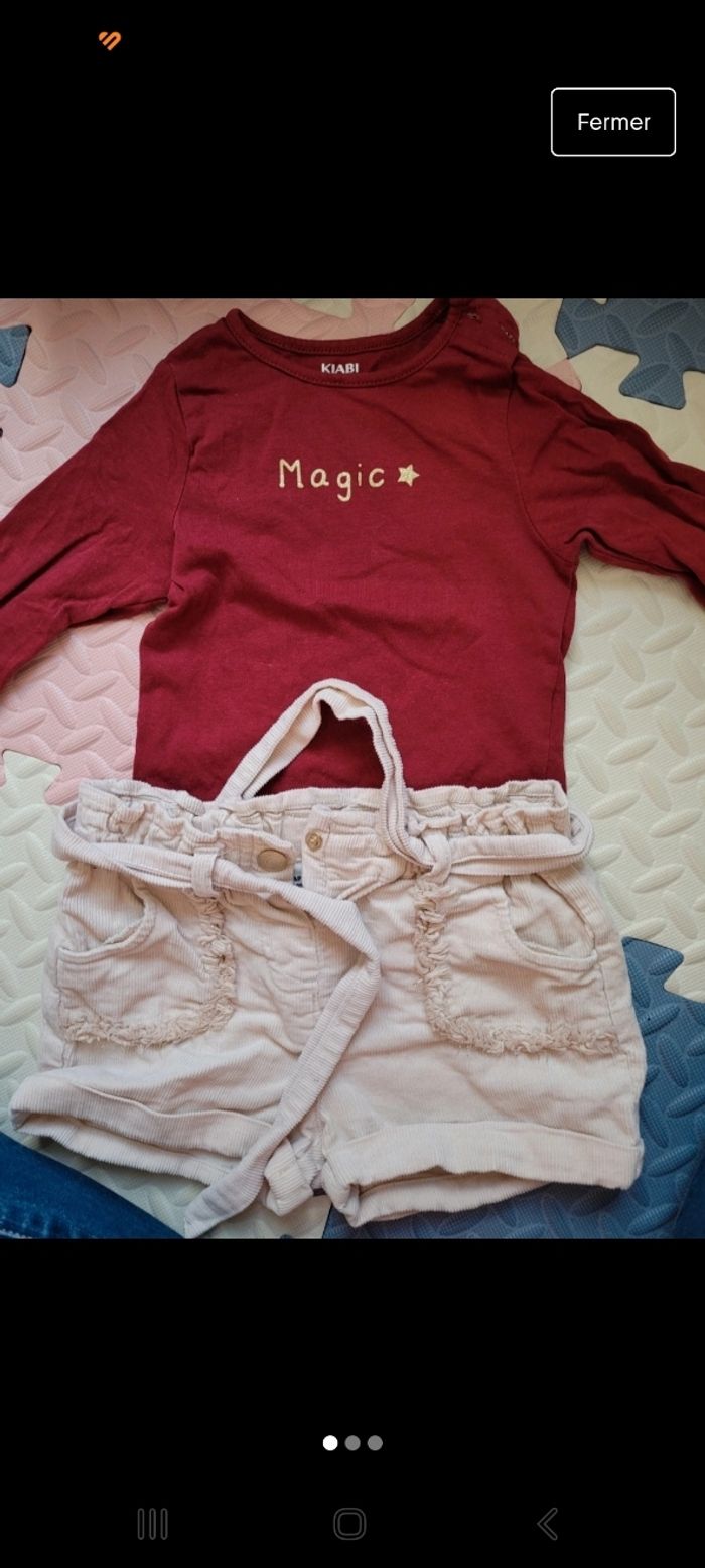 Ensemble short tee-shirt