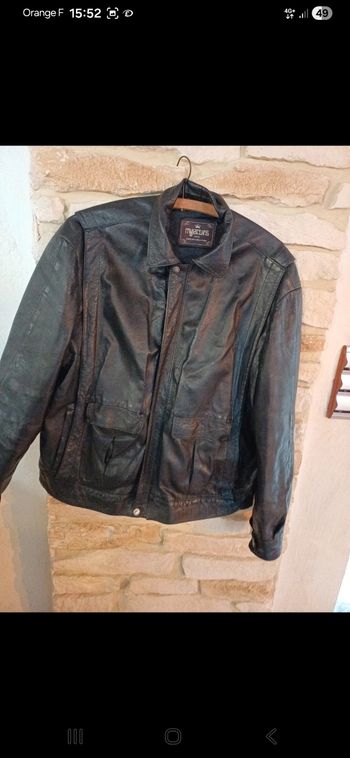 Blouson cuir homme taille 42