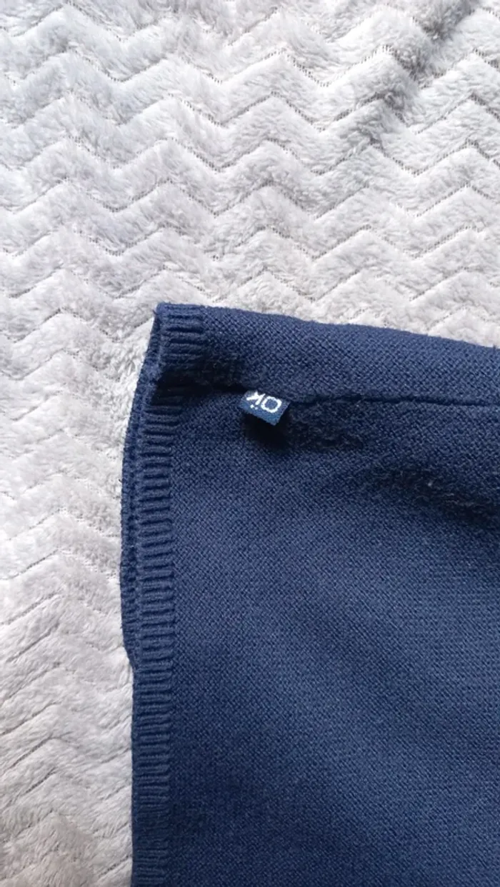 Gilet bleu marine okaïdi t6 - photo numéro 7