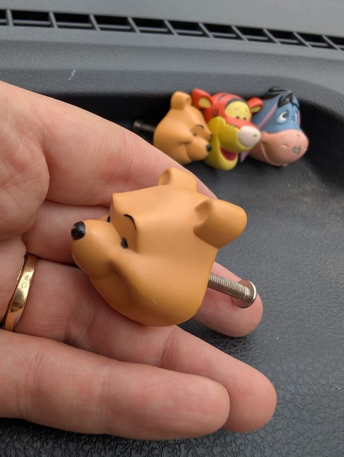 Lot de bouton de tiroir Winnie l'ourson Disney - photo numéro 2