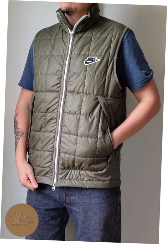 Veste sans manches Nike Kaki Taille M