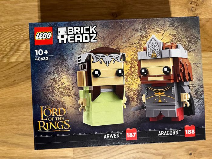 Lego 40632  NEUF et scellé - brickheadz - Aragorn et Arwen, Seigneur des anneaux