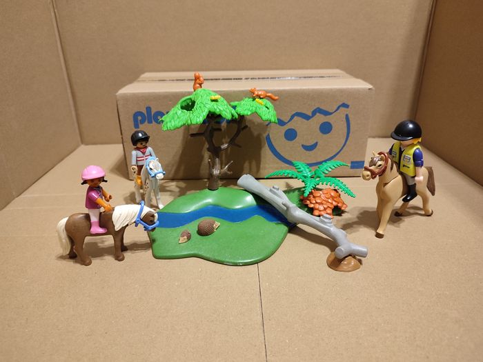 Playmobil 6947 Cavaliers avec poneys et Cheval occasion