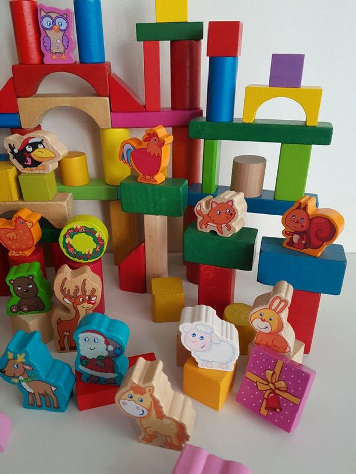 Haba figurines en bois et blocs de construction - photo numéro 17