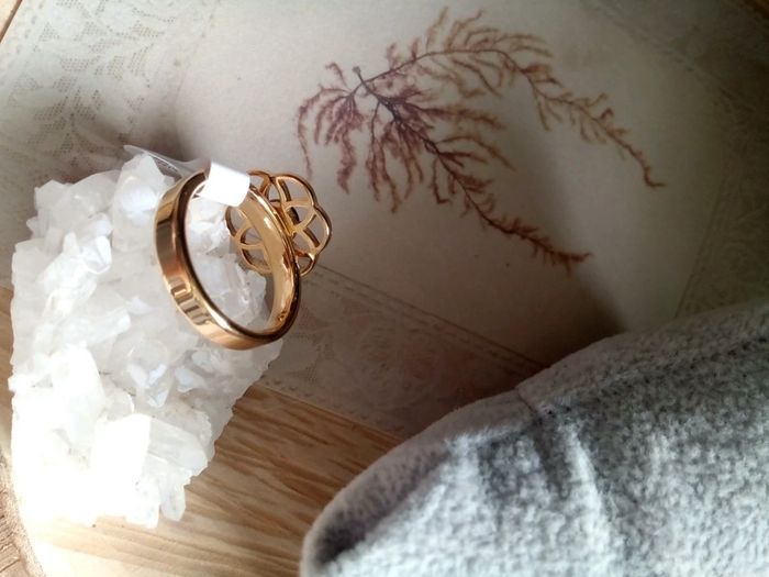 Bague fleur de vie et oeil turc - photo numéro 3