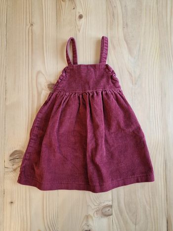 Robe velours Kiabi 24 mois