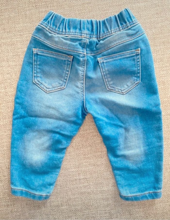 Jean bébé garçon bleu ciel Primark 6-9 mois - photo numéro 3