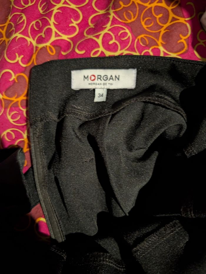 Jupe Noire Chic Taille Haute à Nouer Morgan Taille 34) - photo numéro 7